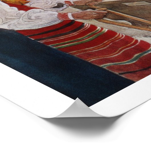 商業的に印刷されたporからの鉱夫のコテージ ポスター (角)