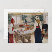 商業的に印刷されたporからの鉱夫のコテージ ポストカード (正面/裏面)