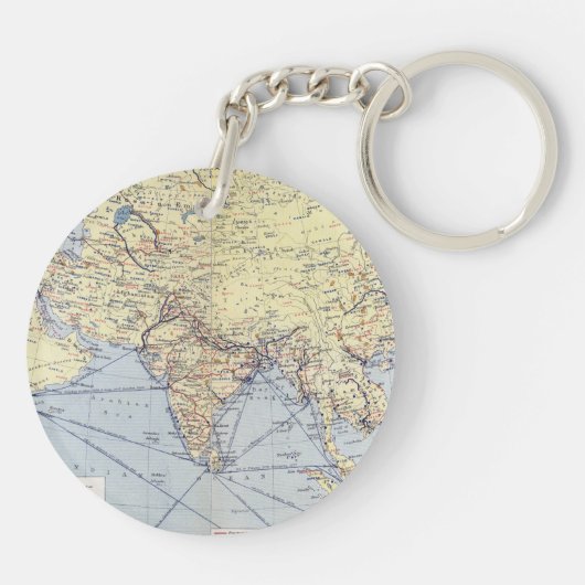 商業通商航路|南アジア キーホルダー (裏面)