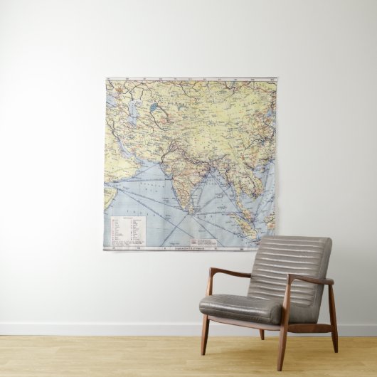 商業通商航路|南アジア タペストリー (インサイチュ)