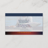 商業魚釣り港のマグロはカスタマイズ 名刺 (裏面)