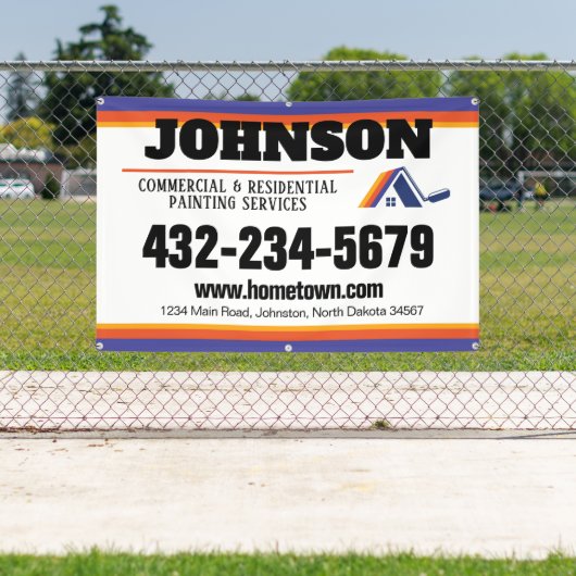 商業・住宅の塗装サービス 横断幕 (インサイチュ)