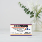 商業・住宅塗装サービス 名刺 (スタンド正面)