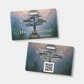 商標パーソナライズされた企業の会社 バッジ (正面＆裏面)