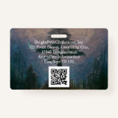 商標パーソナライズされた企業の会社 バッジ (裏面)