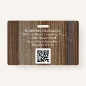 商標パーソナライズされた企業の会社 バッジ (裏面)