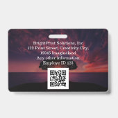 商標パーソナライズされた企業の会社 バッジ (裏面)