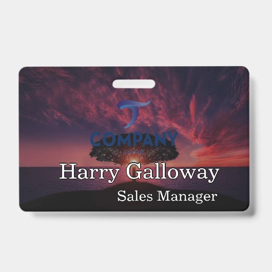 商標パーソナライズされた企業の会社 バッジ (正面)