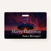 商標パーソナライズされた企業の会社 バッジ (正面)