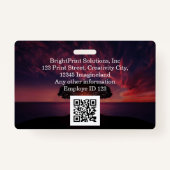 商標パーソナライズされた企業の会社 バッジ (裏面)