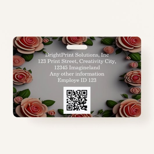 商標パーソナライズされた企業の会社 バッジ (裏面)