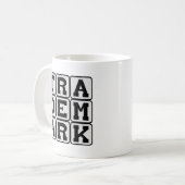 商標登録 コーヒーマグカップ (正面左)