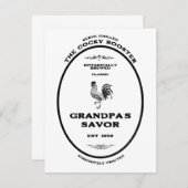 商標、オウム屋、カスタマイズ可能 ノートカード (正面/裏面)