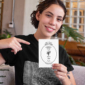 商標、優れたつる、カスタマイズ ノートカード