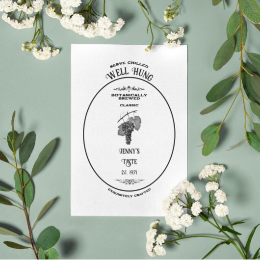 商標、優れたつる、カスタマイズ ノートカード