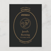 商標, 十二星座, 蠍座 オーダーメイド ポストカード (正面)