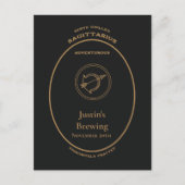 商標、〔占星術の〕十二宮図シンボルや象徴、カスタマイズ可能な射手座 ポストカード (正面)