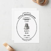 商標、小さなシェナニガン、カスタマイズ可能 ノートカード (正面/裏面インサイチュ)