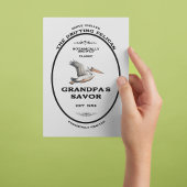 商標、漂流ペリカン、カスタマイズ可能 ノートカード