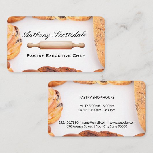 商焼いた品 | の転がピン 名刺 (正面/裏面)