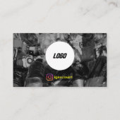 商用の迷惑メールの削除ロゴ 名刺 (裏面)