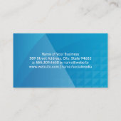 商用ウィンドウのクリーニングロゴ 名刺 (裏面)