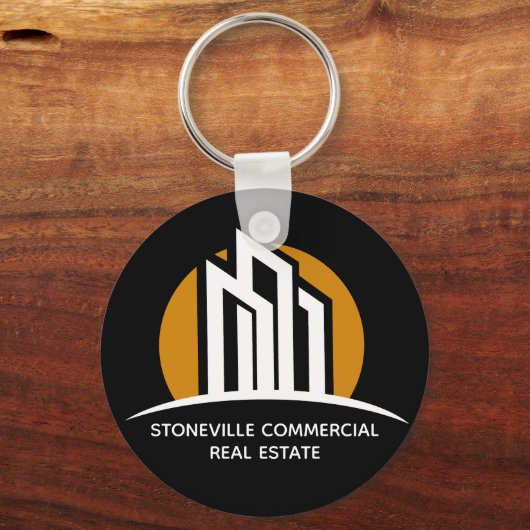 商用エテ実在ートエージェントシックカスタムブラック キーホルダー (裏面)