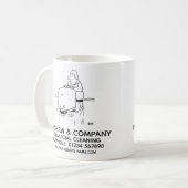 商用クリーナーのプロモーションコーヒーマグ コーヒーマグカップ (正面左)