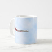 商用ジェット機: 3Dモデル:コーヒーマグ コーヒーマグカップ (正面左)