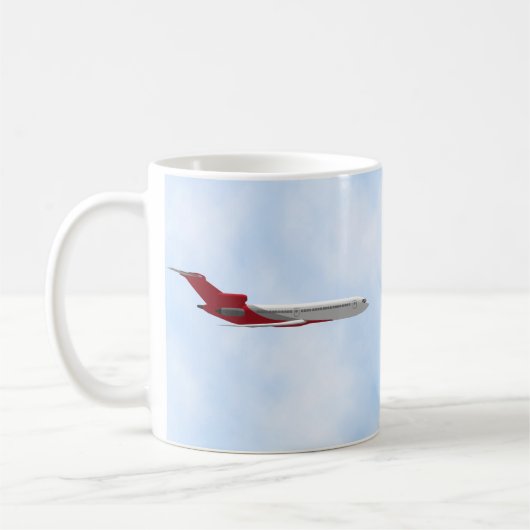 商用ジェット機: 3Dモデル:コーヒーマグ コーヒーマグカップ (左)