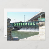 商用スリップまたは滑ること秋 ポストカード (正面/裏面)