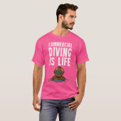 商用ダイバーダイビング Tシャツ (正面フル)