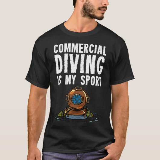 商用ダイバーダイビング Tシャツ (正面)