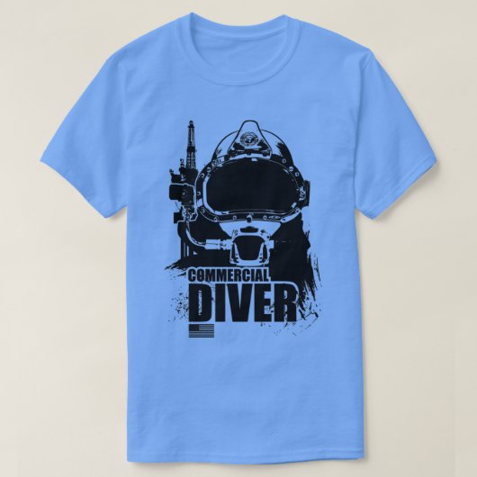 商用ダイバー Tシャツ (デザイン正面)