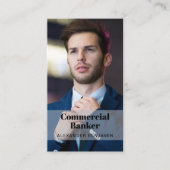 商用バンカーフォトQRコード名刺 名刺 (正面)