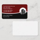 商用実在財務顧問名刺 名刺 (正面/裏面)