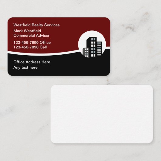 商用実在財務顧問名刺 名刺 (正面/裏面)