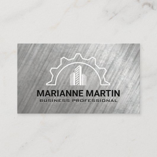 商用建物 | 財産開発 名刺 (正面)