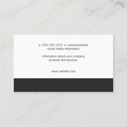 商用建築車 名刺 (裏面)