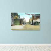 商用通りビュー キャンバスプリント (インサイチュ (ウッドフロア))