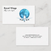 商用飛行機 | グローバルネットワーク 名刺 (正面/裏面)