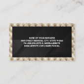 商用飛行機 | タフテッドラグジュアリークッション 名刺 (裏面)