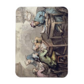 商社1789年(ペン&インクとw/c over) マグネット (縦)