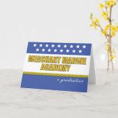 商船学院卒業祝い カード (黄色い花)