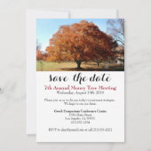 商談のお金の木のイベントの招待状 セーブザデート (正面)