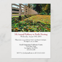 商談の企業のなイベントの招待状