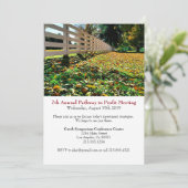 商談の企業のなイベントの招待状 セーブザデート (スタンド正面)