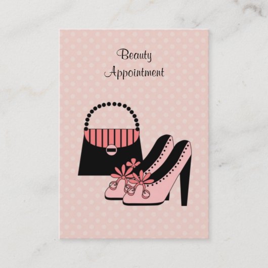 商談の約束はバックをカード見ます 予約カード (正面)