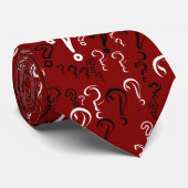 問動揺して題タイ – 白、黒、マロー ネクタイ (ロール)