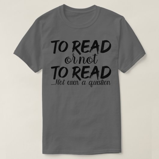 問読題も無読いか否か Tシャツ (デザイン正面)